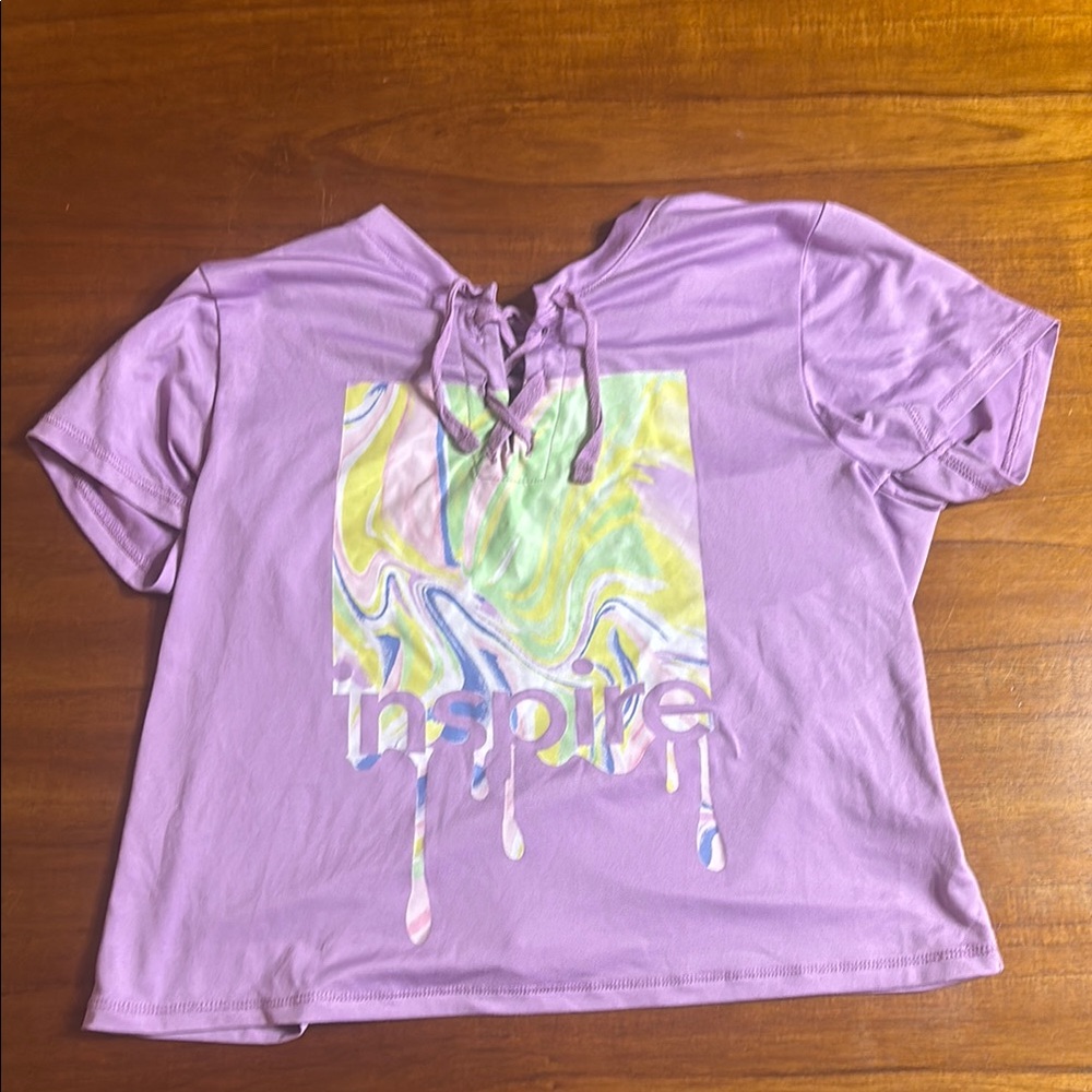 Cute Purple Activewear Top